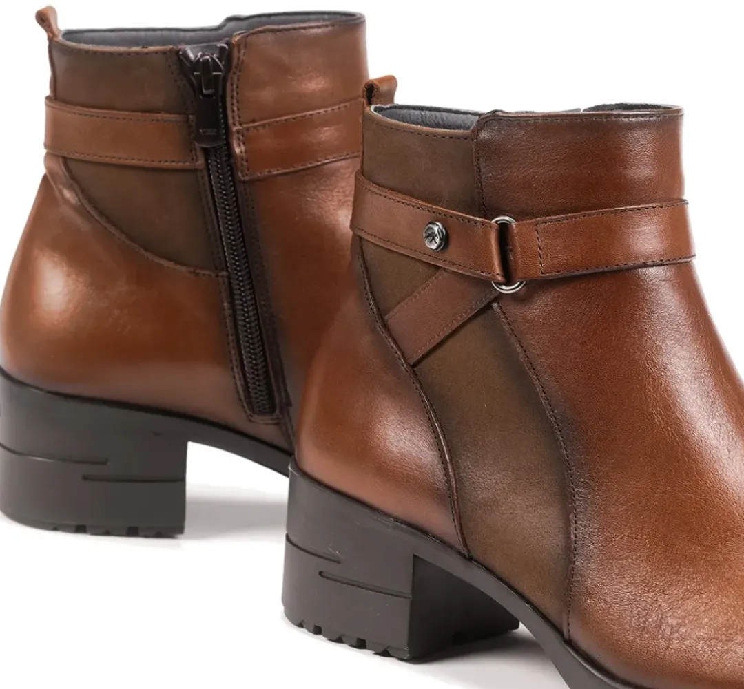 Mujer Fluchos ALISS F1368 Botín Marrón