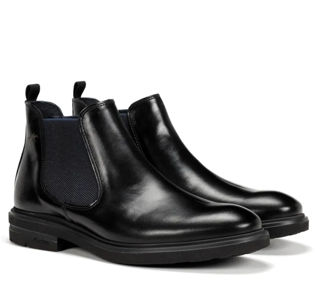 Hombre Fluchos BELGAS F0770 Botín Negro