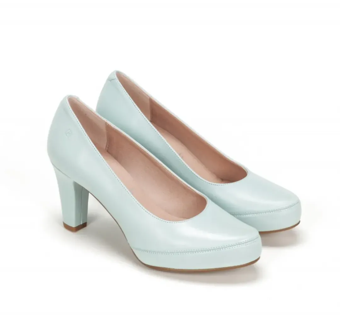 Mujer Fluchos BLESA D5794 Zapato de Tacón Azul