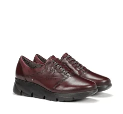 Mujer Fluchos BONA F1357 Zapato Burdeos