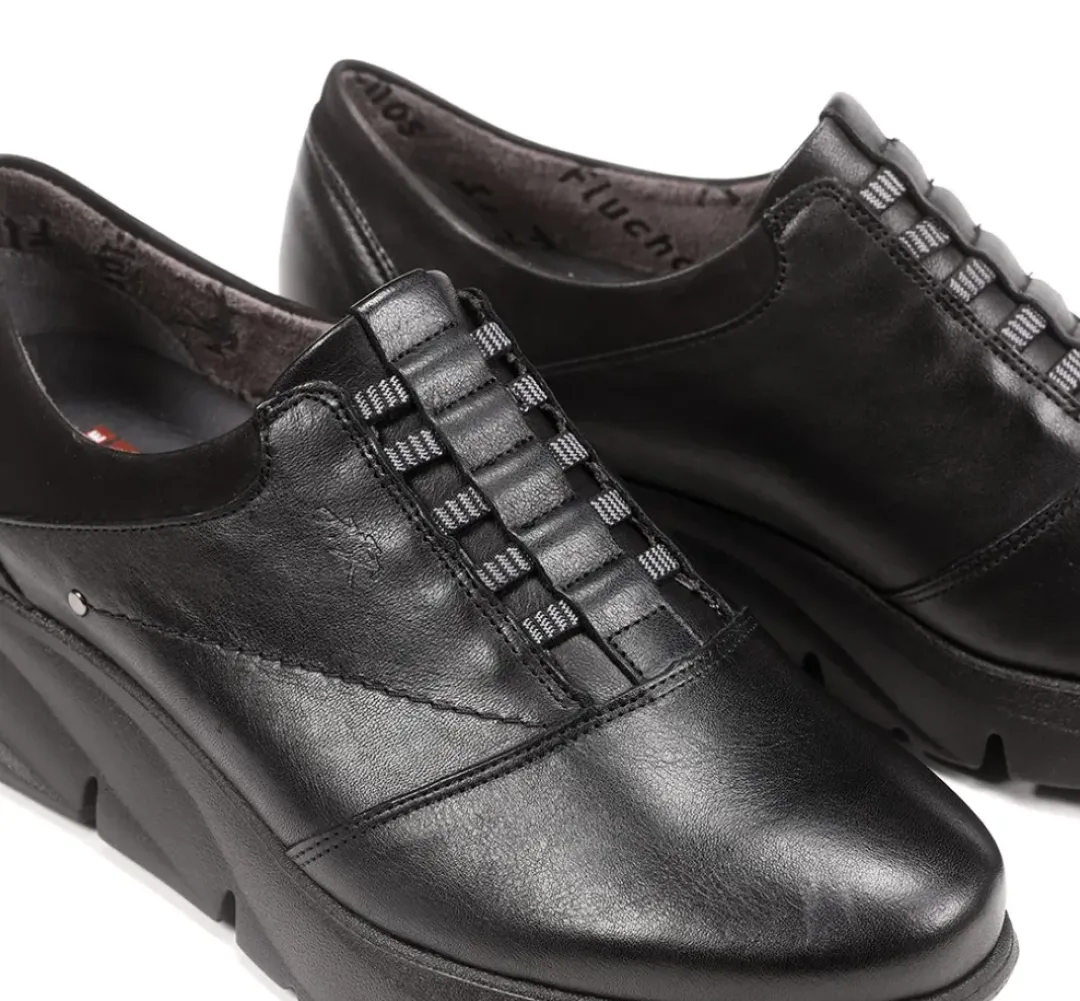 Mujer Fluchos BONA F1357 Zapato Negro