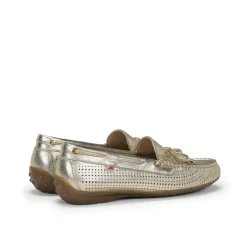 Mujer Fluchos BRUNI F1428 Mocasín Dorado