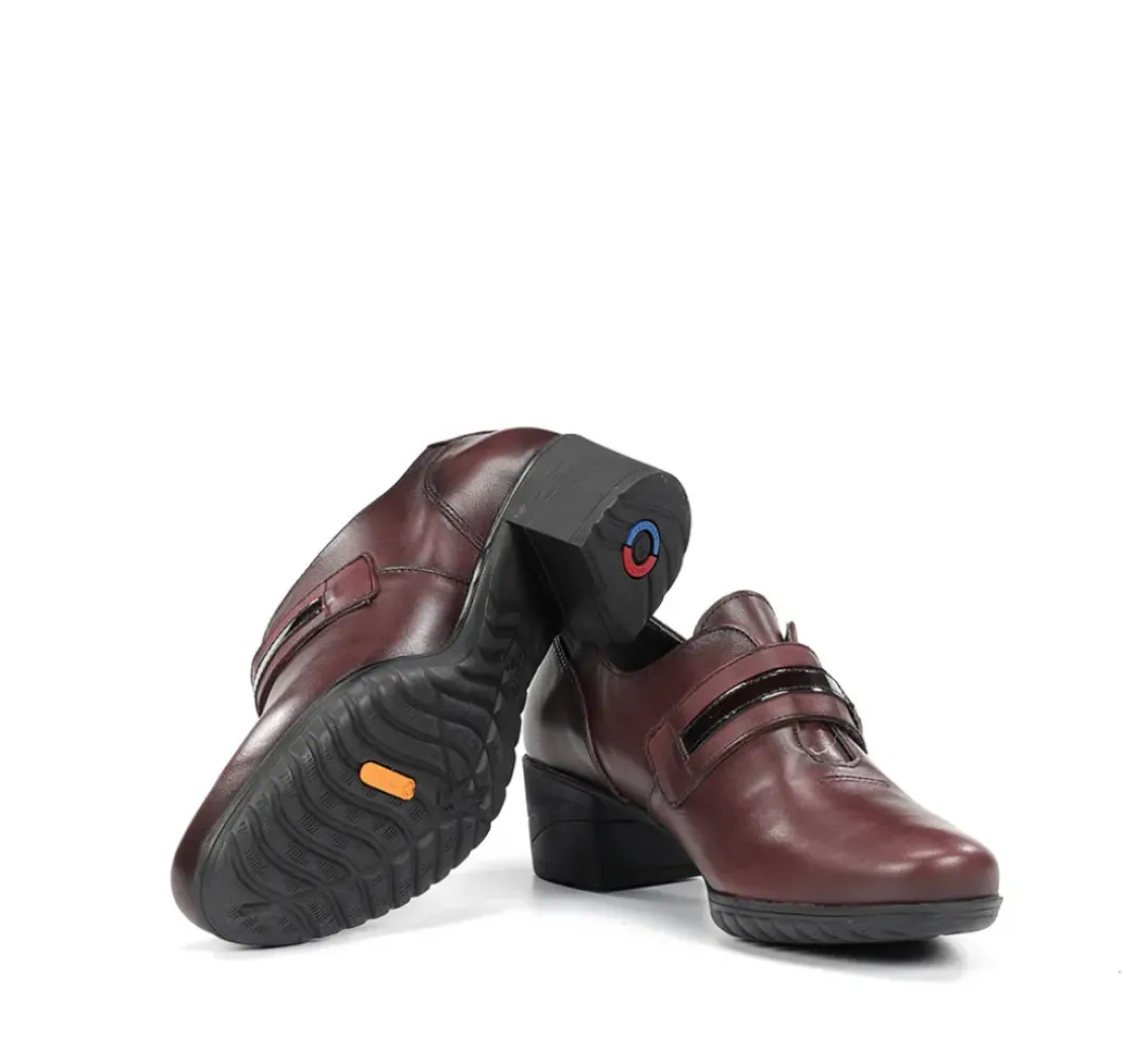 Mujer Fluchos CHARIS F0587 ZapatodeTacón Burdeos