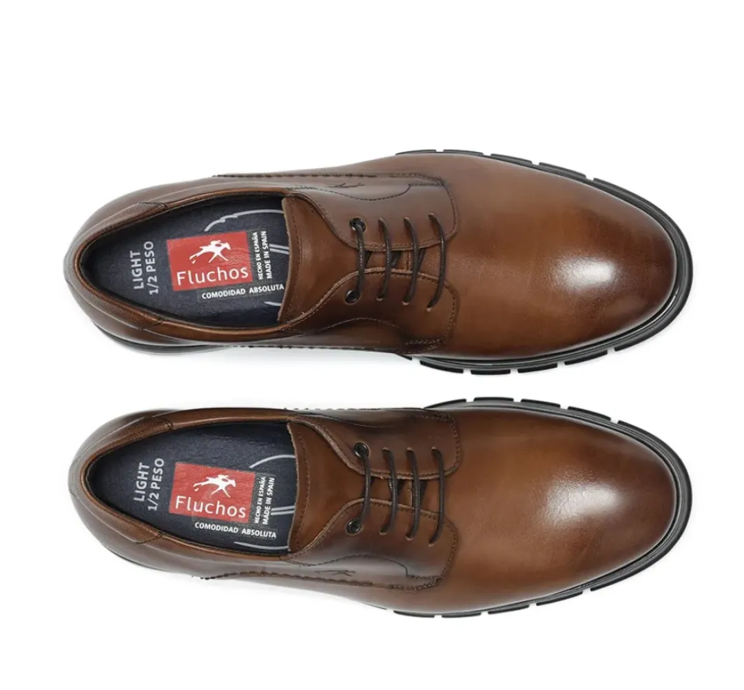 Hombre Fluchos CHESTER F2046 Zapato Marrón