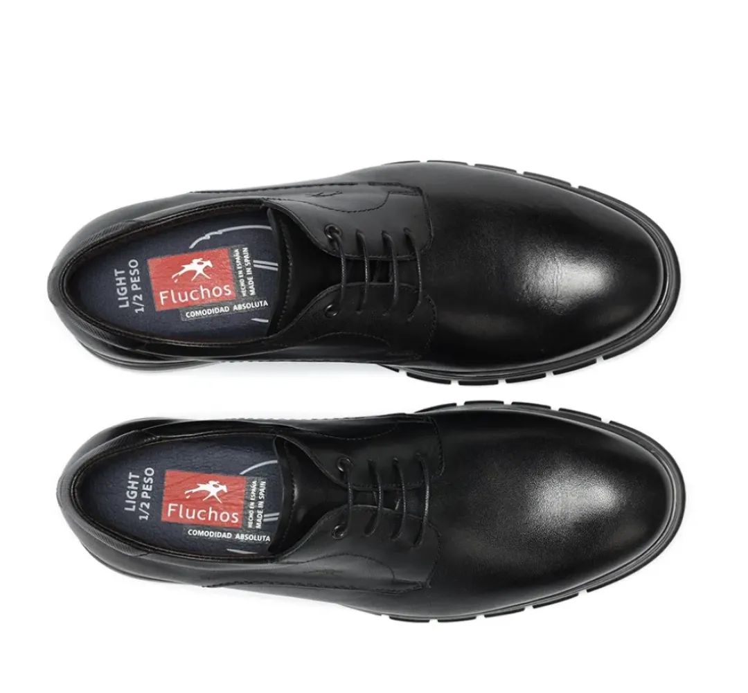Hombre Fluchos CHESTER F2046 Zapato Negro
