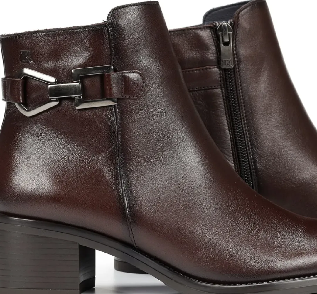 Mujer Fluchos CHIARA D9347 Botín Marrón