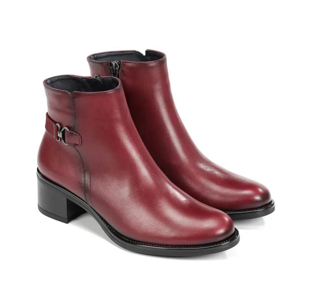 Mujer Fluchos CHIARA D8966 Botín Rojo