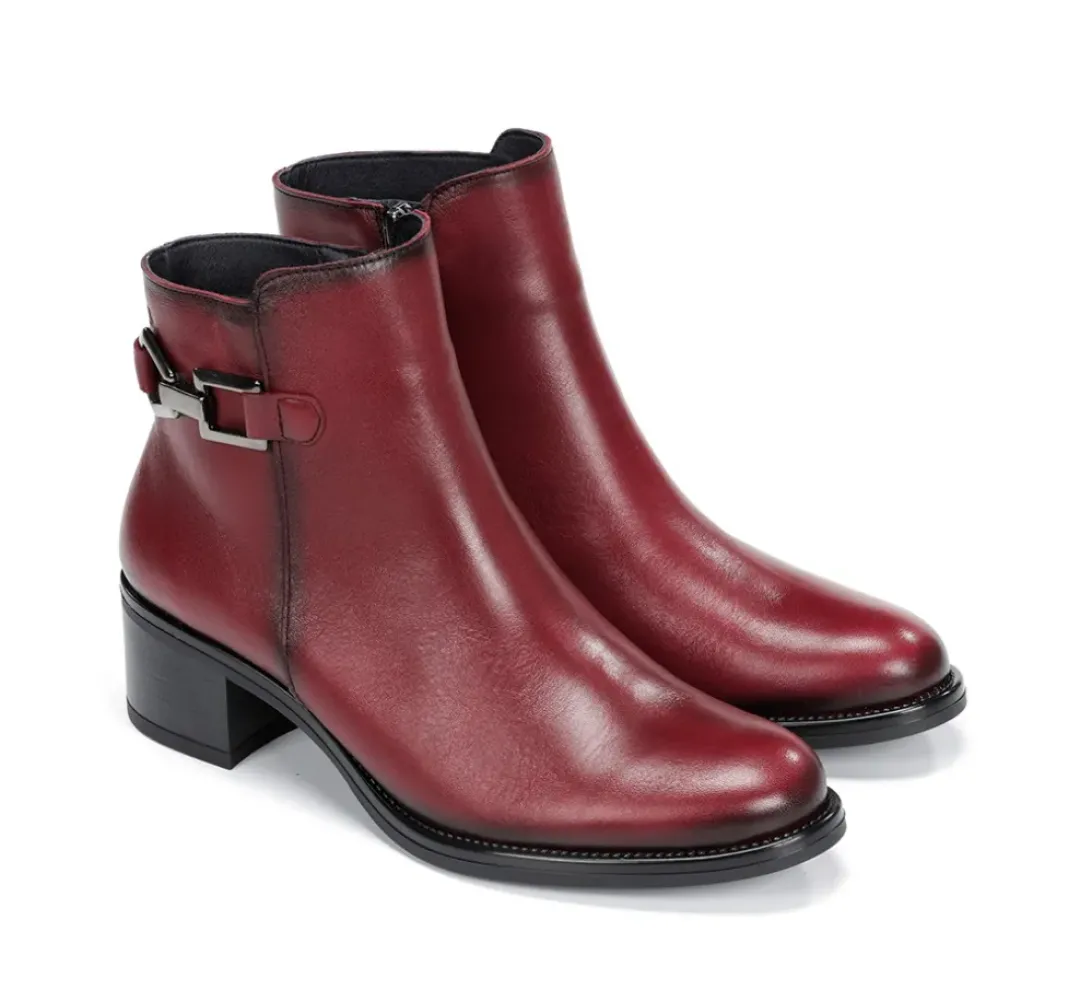 Mujer Fluchos CHIARA D9347 Botín Rojo