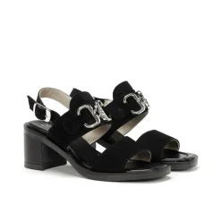 Mujer Fluchos CIRCUS D9065 Sandalia Negra