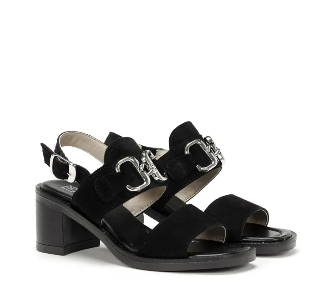 Mujer Fluchos CIRCUS D9065 Sandalia Negra