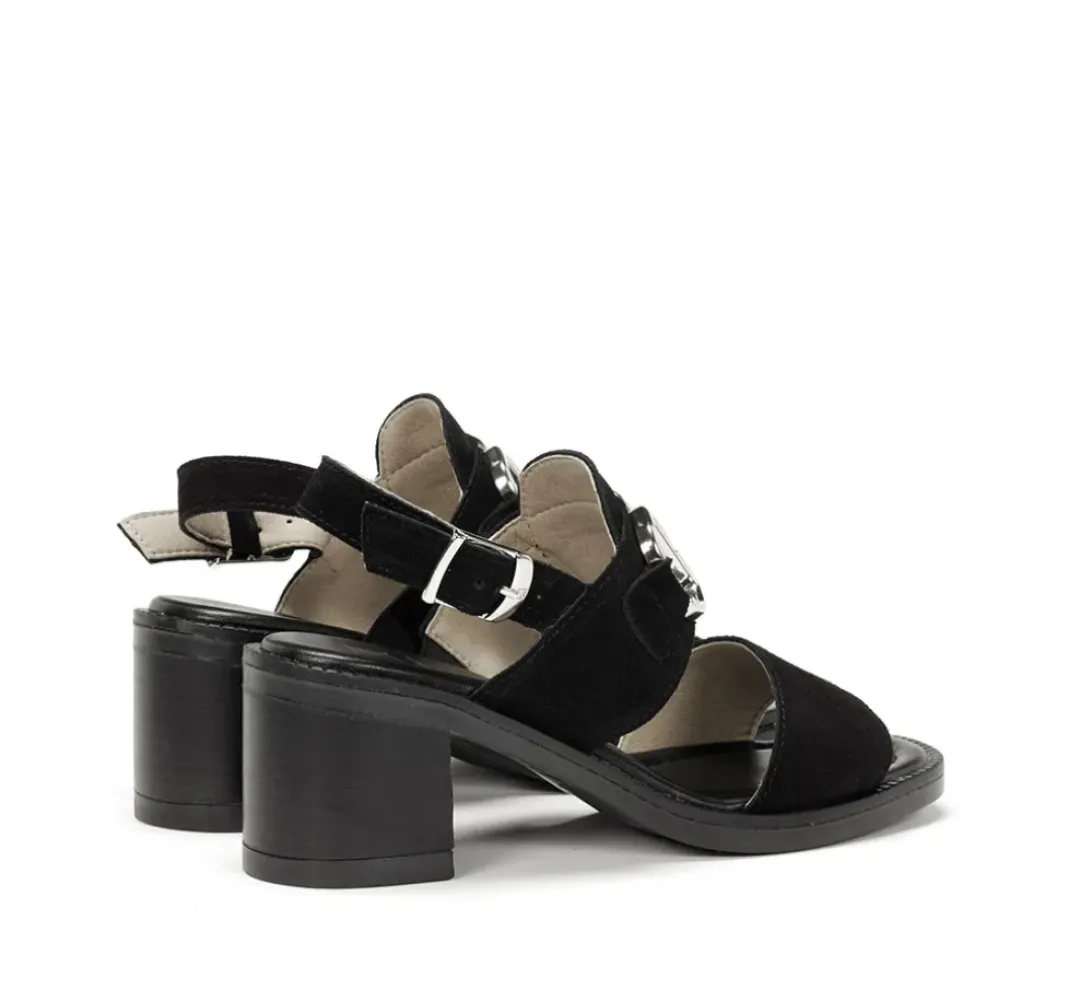 Mujer Fluchos CIRCUS D9065 Sandalia Negra