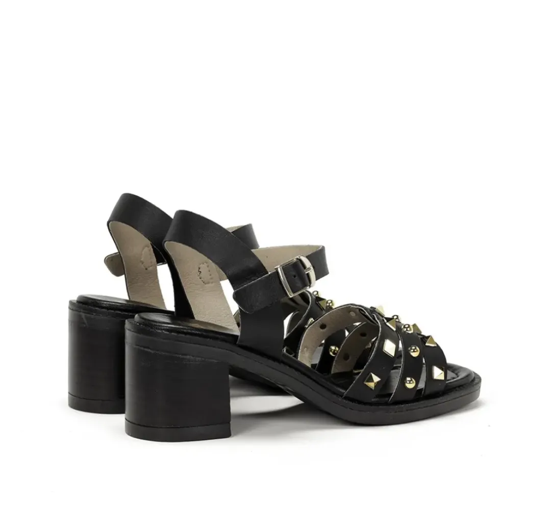 Mujer Fluchos CIRCUS D9066 Sandalia Negra