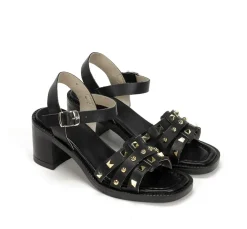Mujer Fluchos CIRCUS D9066 Sandalia Negra