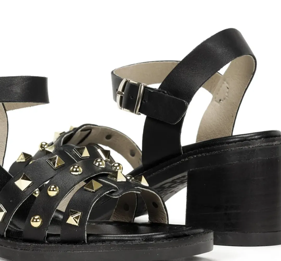 Mujer Fluchos CIRCUS D9066 Sandalia Negra