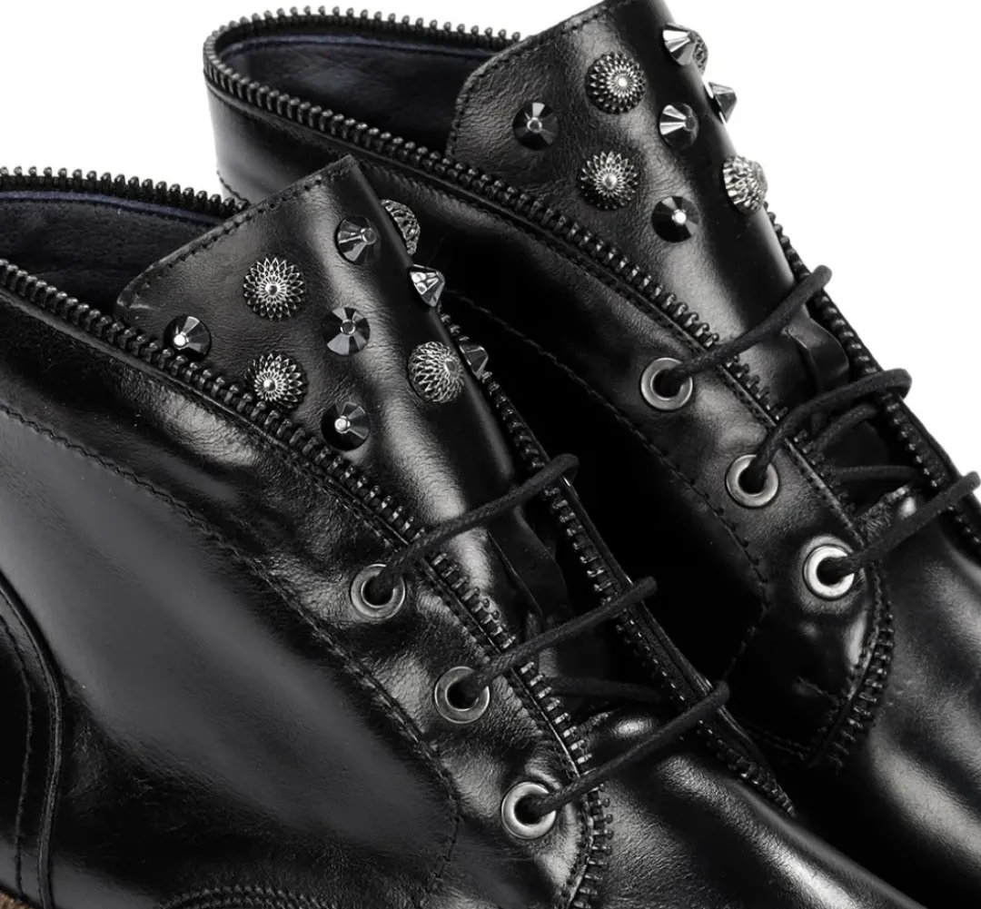 Mujer Fluchos COSMO D9390 Botín Negro