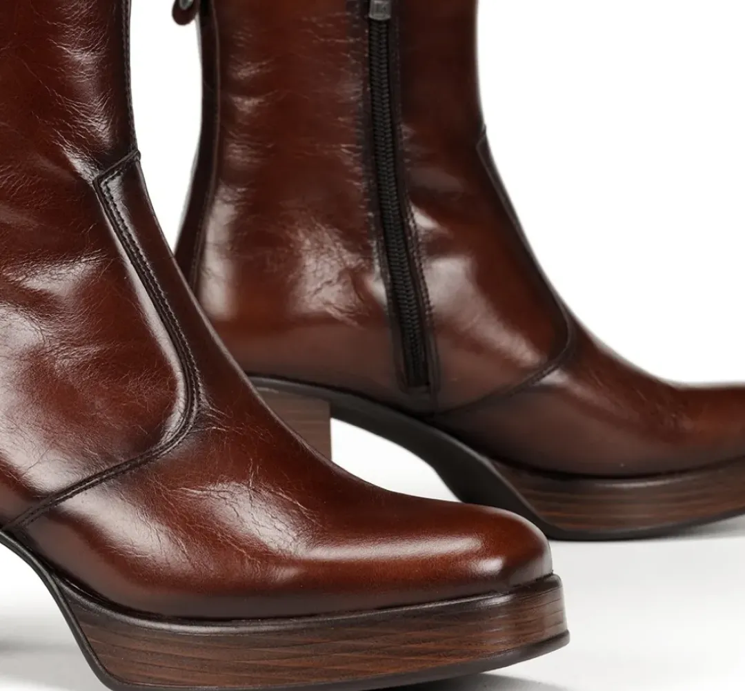 Mujer Fluchos CRISTEL D9157 Botín Marrón