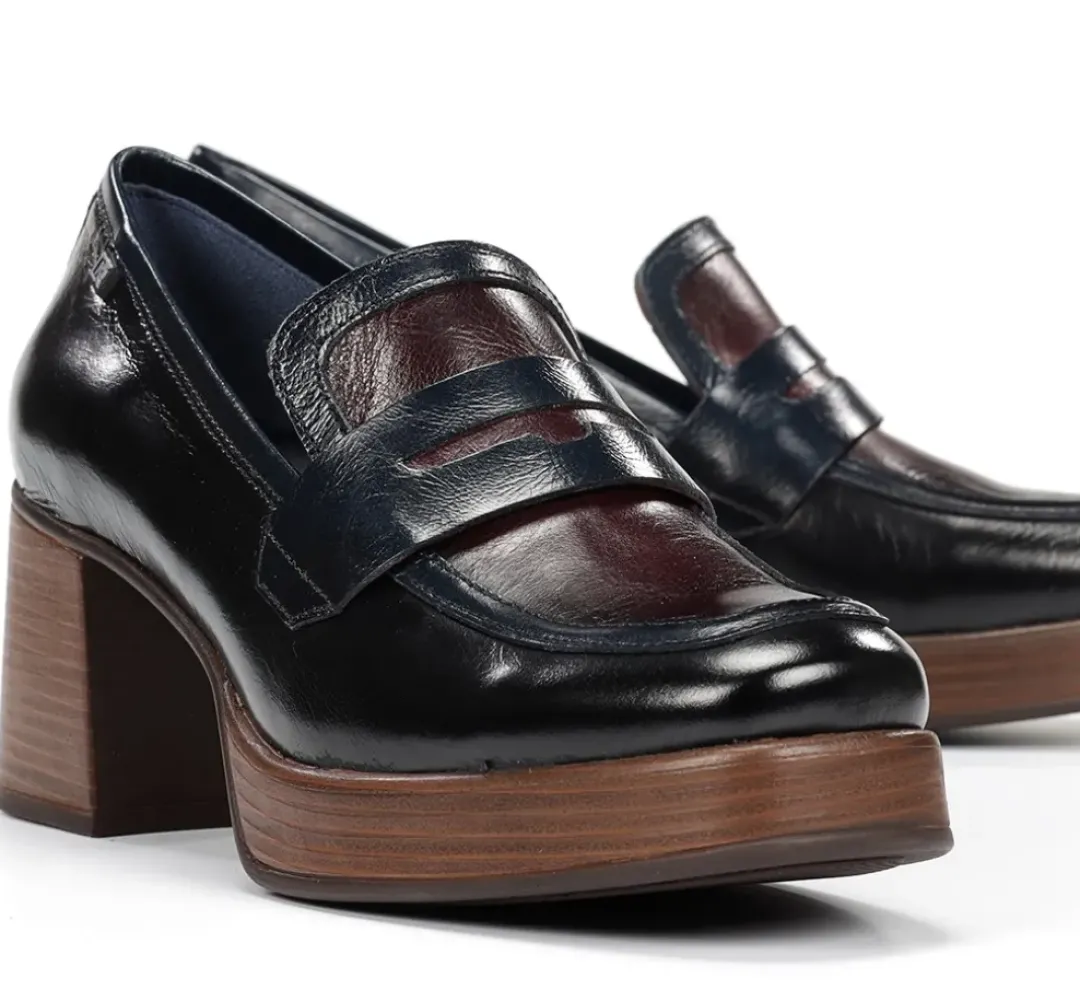 Mujer Fluchos CRISTEL D9334 Mocasín Negro