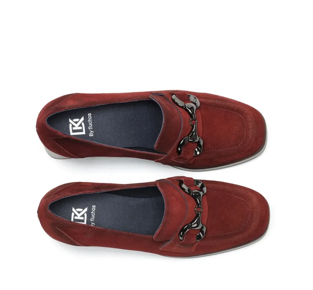 Mujer Fluchos CRISTEL D9155 Mocasín Rojo