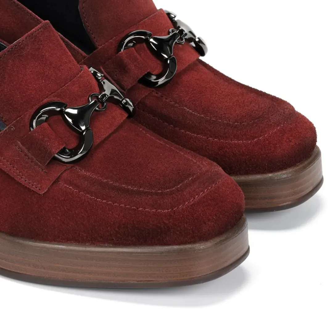 Mujer Fluchos CRISTEL D9155 Mocasín Rojo