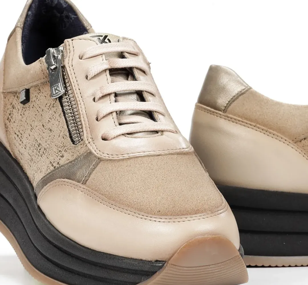 Mujer Fluchos DRAZ D9249 Deportivo Taupe