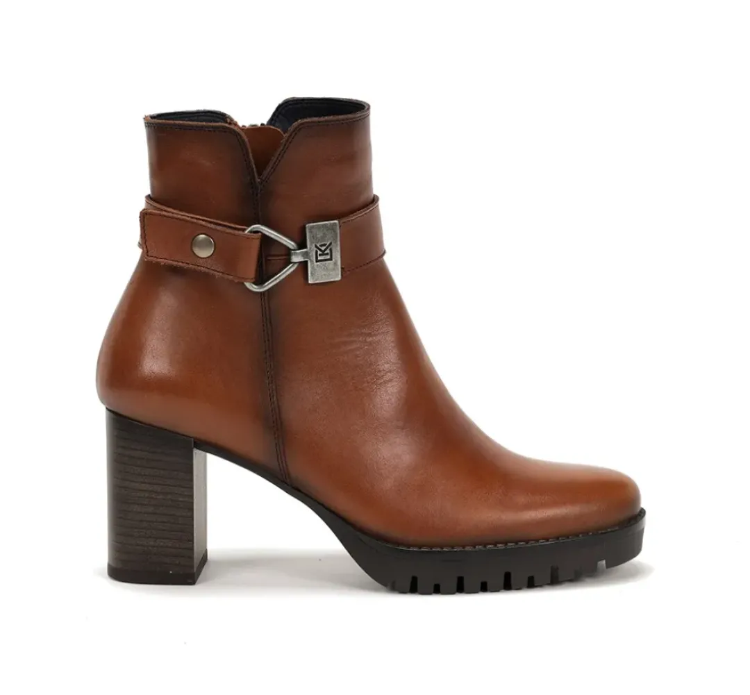 Mujer Fluchos EVIE D8961 Botín Marrón
