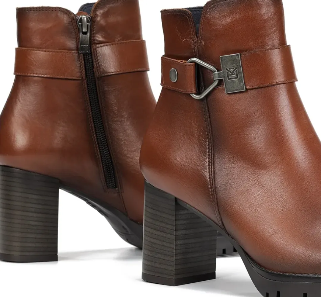 Mujer Fluchos EVIE D8961 Botín Marrón