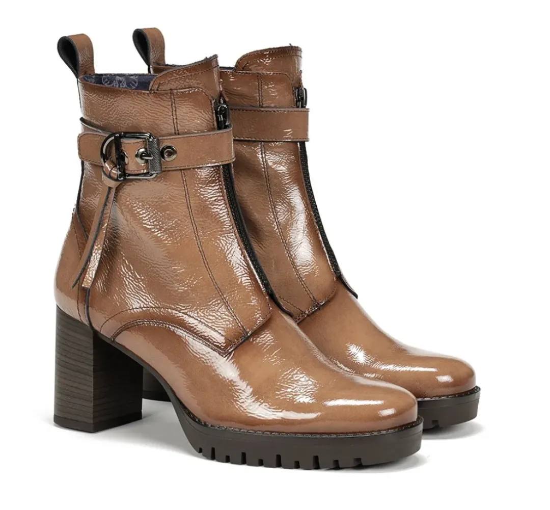 Mujer Fluchos EVIE D9163 Botín Taupe