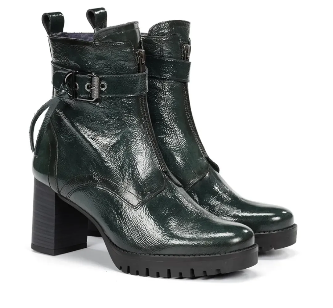 Mujer Fluchos EVIE D9163 Botín Verde