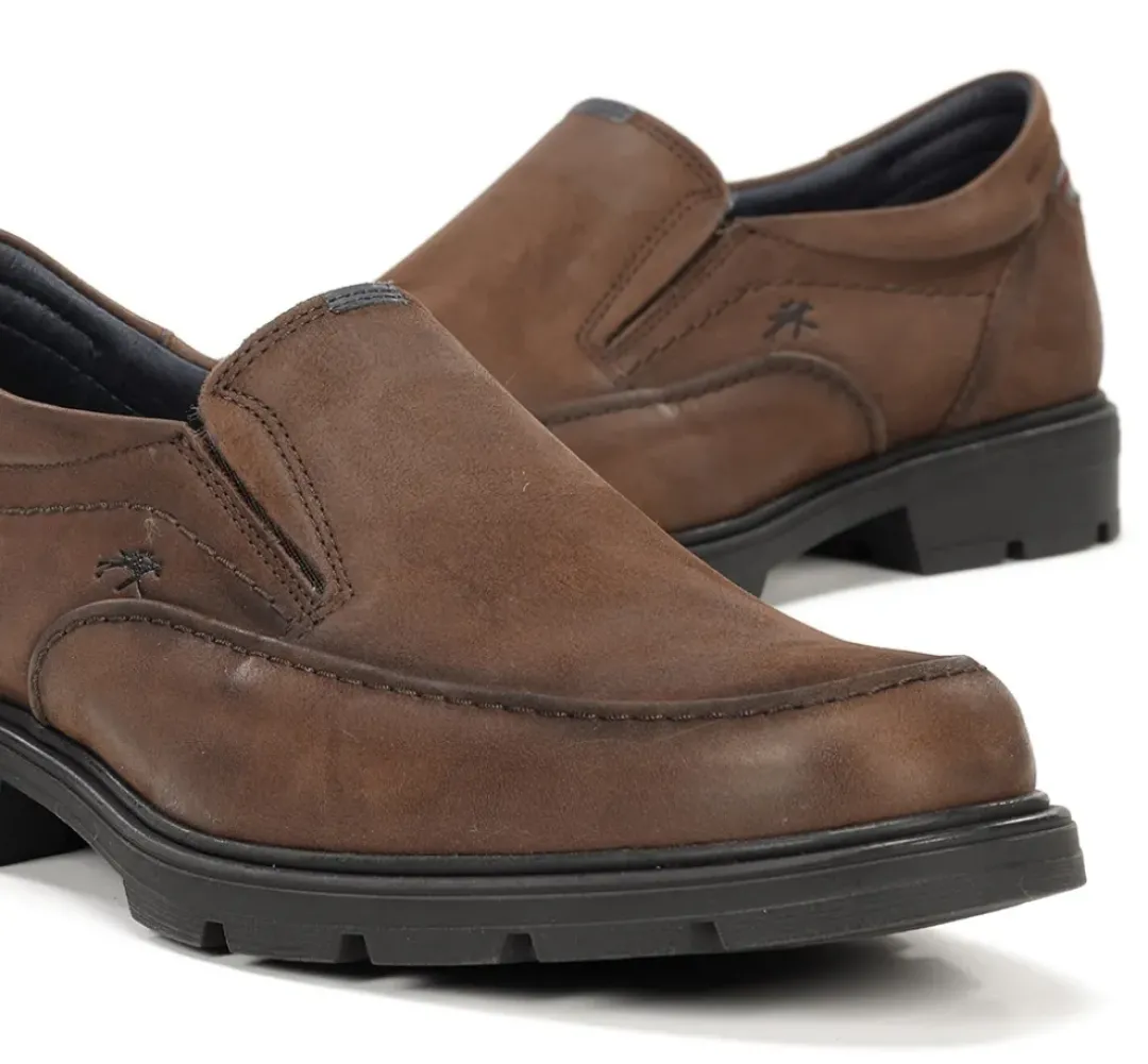 Hombre Fluchos FREDY F1606 Slip On Marrón