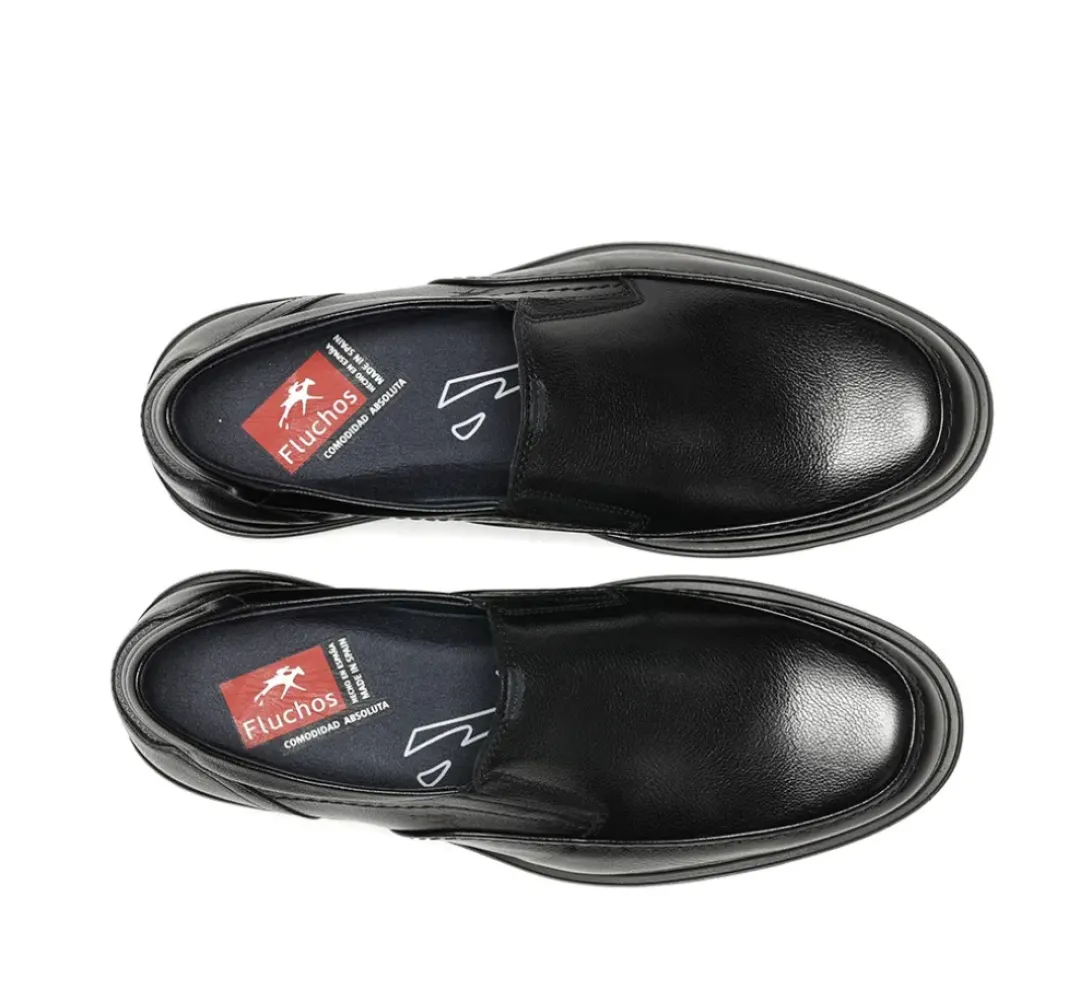 Hombre Fluchos FREDY F1606 SlipOn Negro