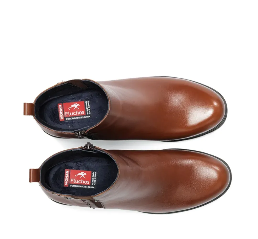 Mujer Fluchos FUGAZ F2109 Botín Marrón