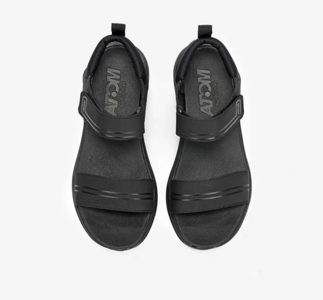 Mujer Fluchos FUSIONV2 AT169 Sandalia Negra