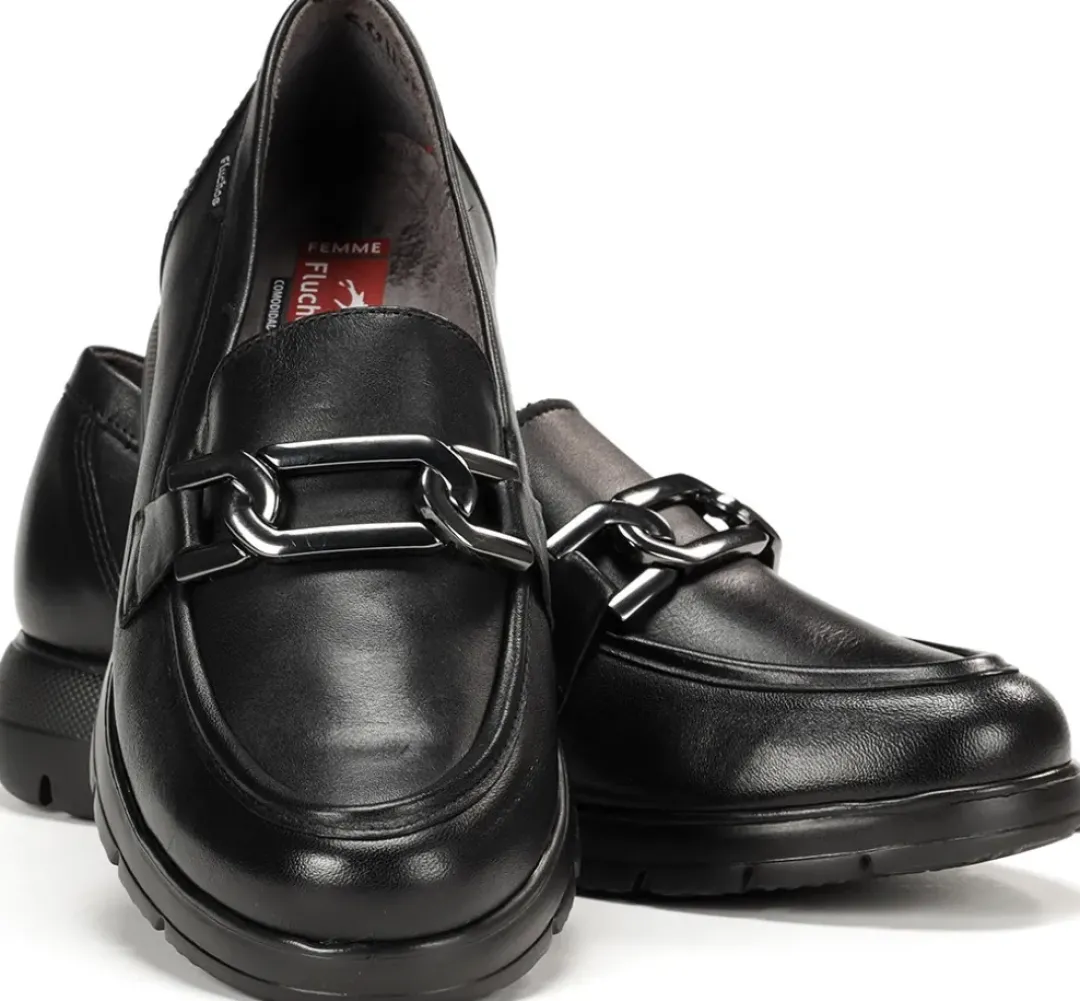 Mujer Fluchos GLADIS F1794 Mocasín Negro