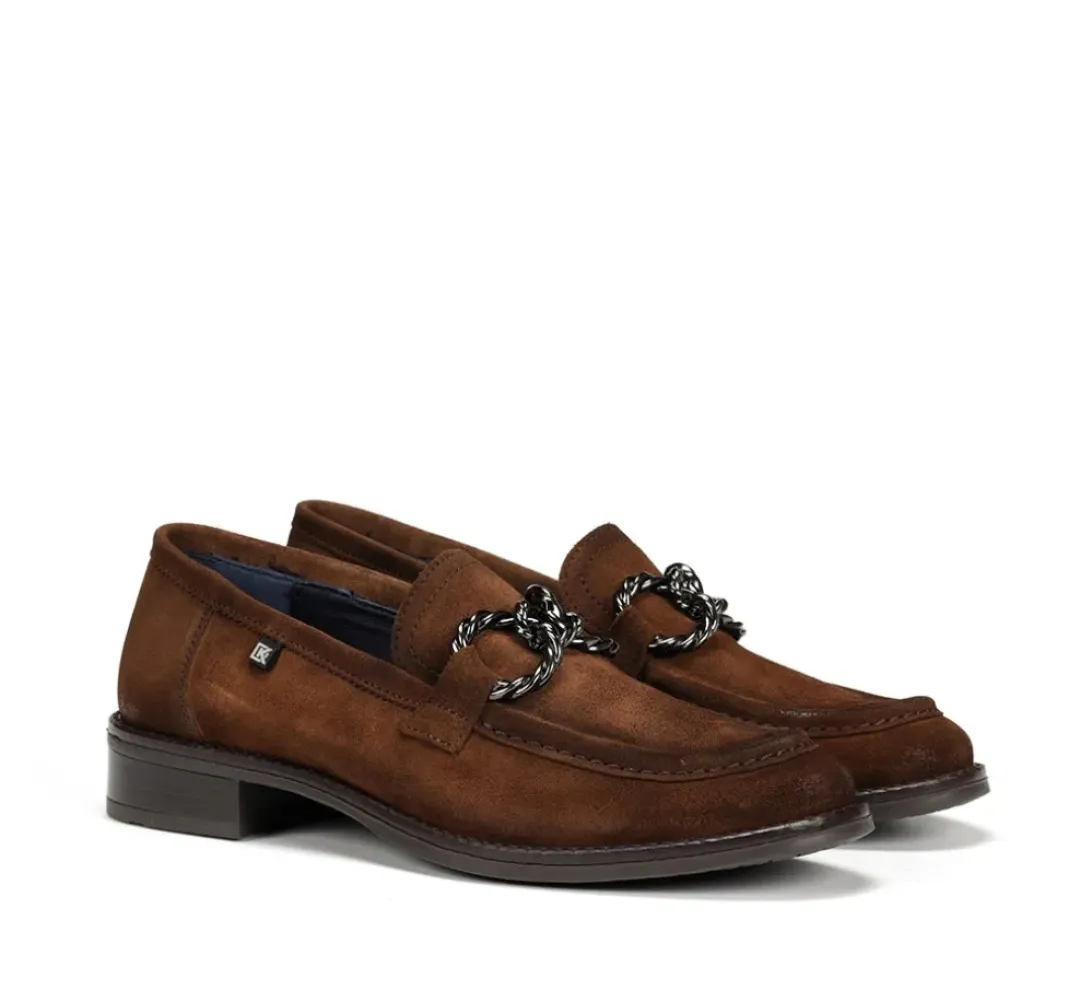 Mujer Fluchos HARVARD D9117 Mocasín Marrón