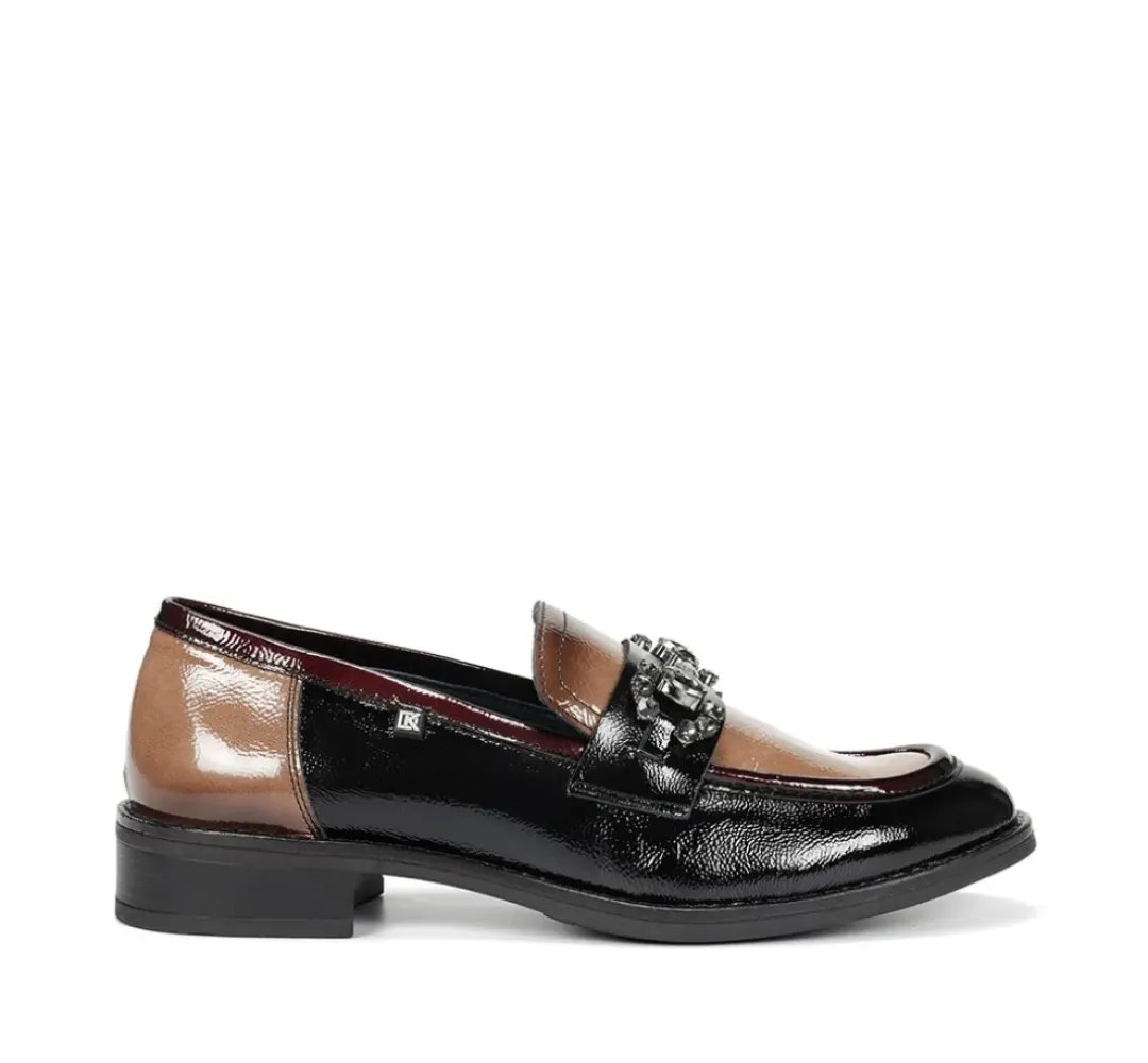 Mujer Fluchos HARVARD D9118 Mocasín Negro