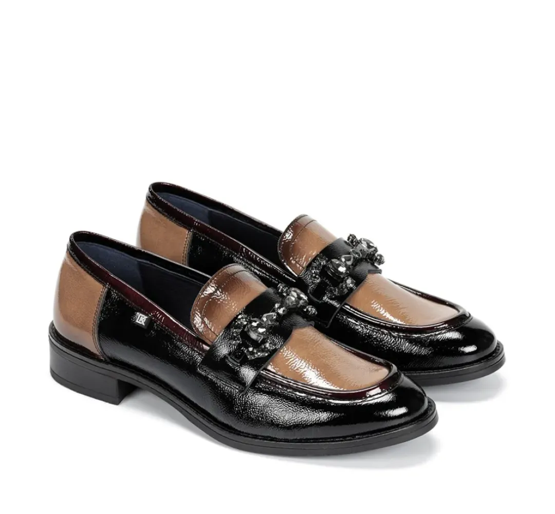 Mujer Fluchos HARVARD D9118 Mocasín Negro