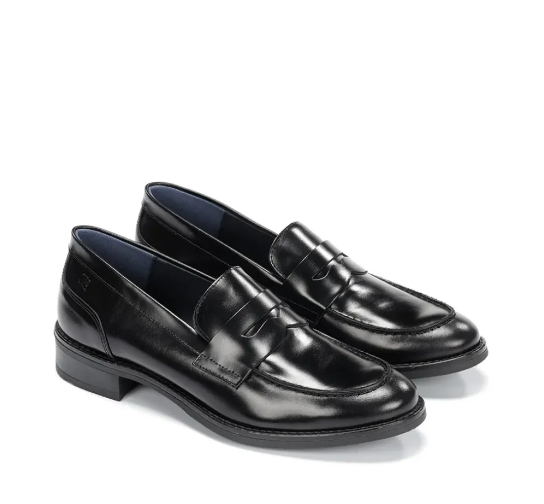 Mujer Fluchos HARVARD D8710 Mocasín Negro