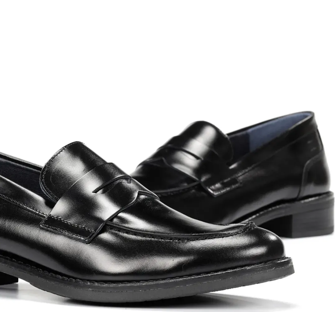 Mujer Fluchos HARVARD D8710 Mocasín Negro
