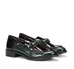 Mujer Fluchos HARVARD D9118 Mocasín Verde