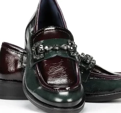 Mujer Fluchos HARVARD D9118 Mocasín Verde