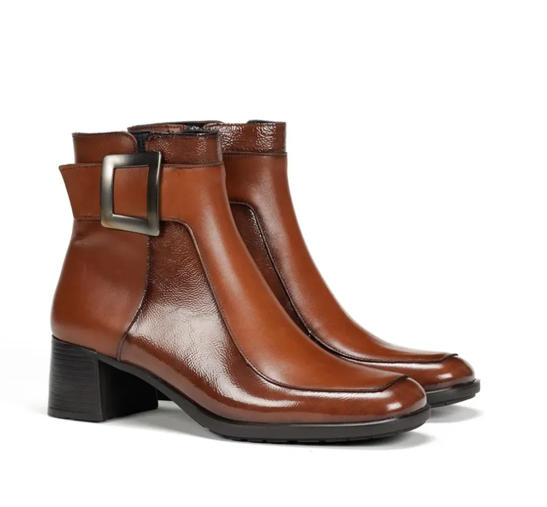Mujer Fluchos IKIA D9199 Botín Marrón