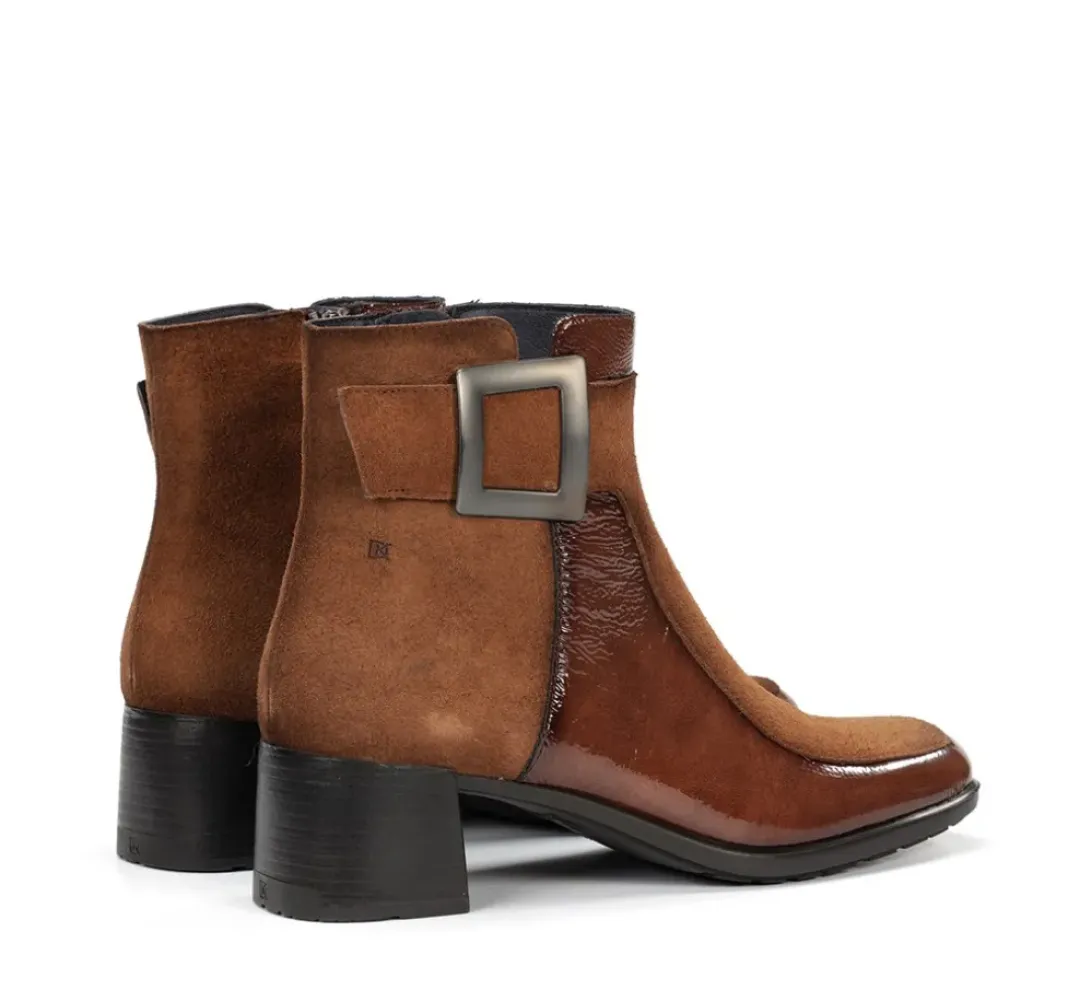 Mujer Fluchos IKIA D9199 Botín Marrón