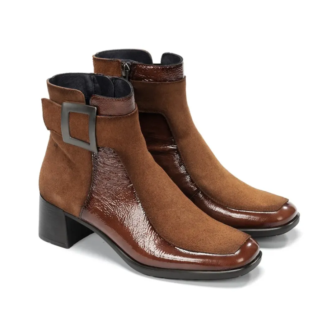 Mujer Fluchos IKIA D9199 Botín Marrón