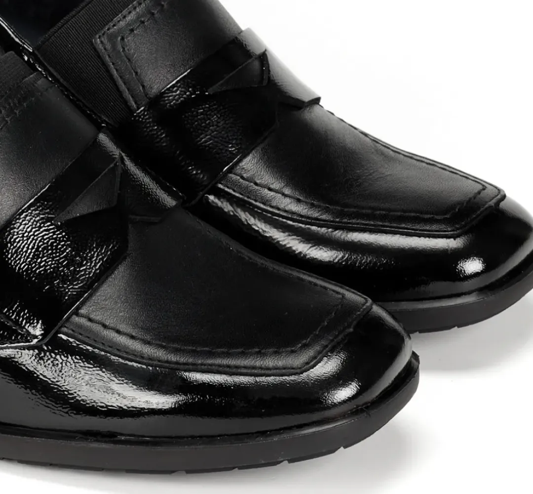 Mujer Fluchos IKIA D9205 Mocasín Negro