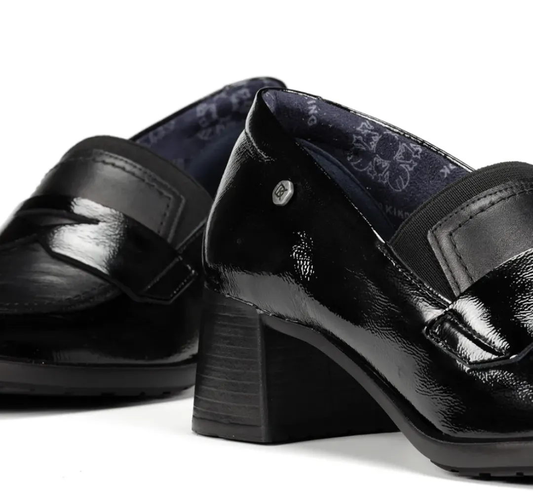 Mujer Fluchos IKIA D9205 Mocasín Negro