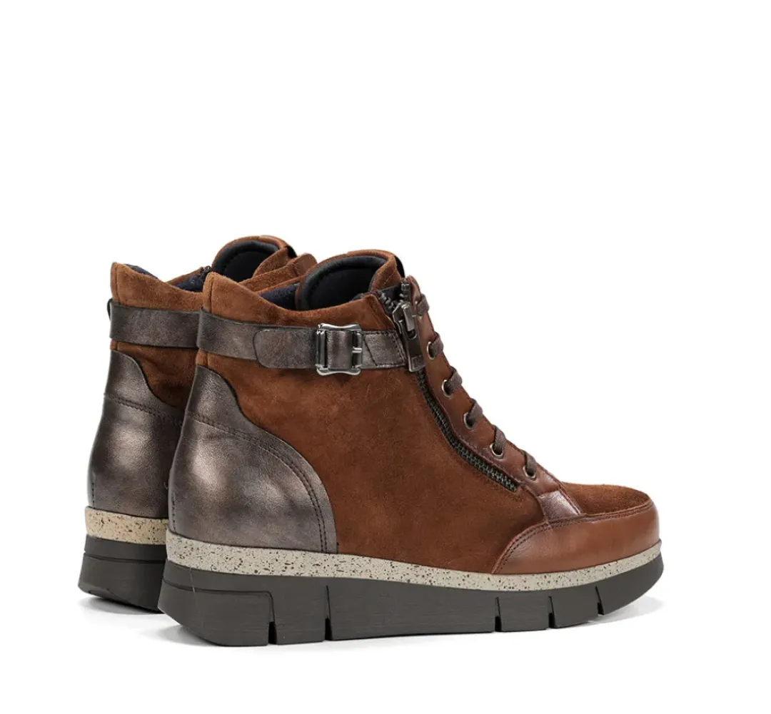 Mujer Fluchos INDIA D9329 Botín Marrón