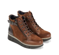 Mujer Fluchos INDIA D9329 Botín Marrón