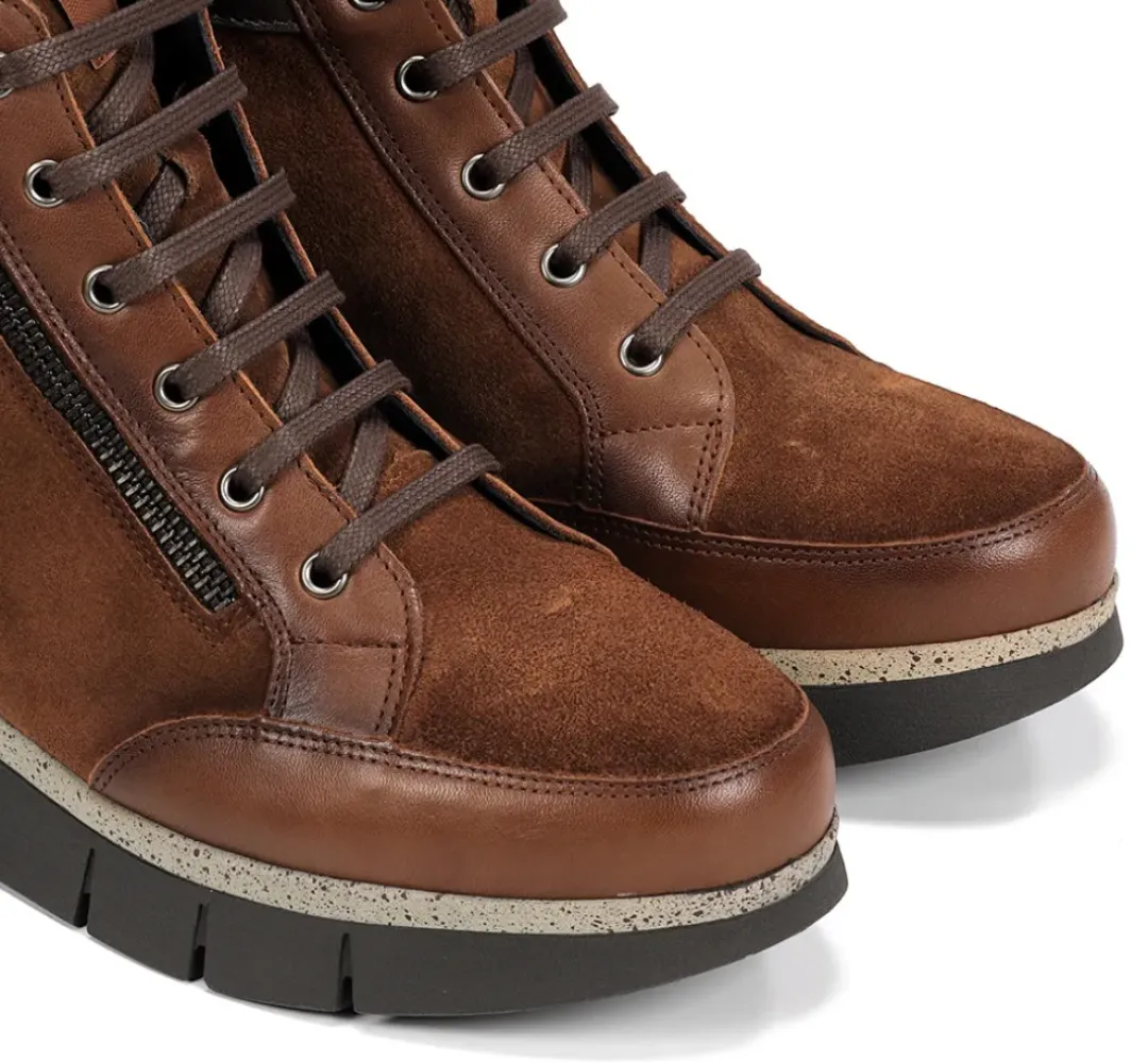 Mujer Fluchos INDIA D9329 Botín Marrón