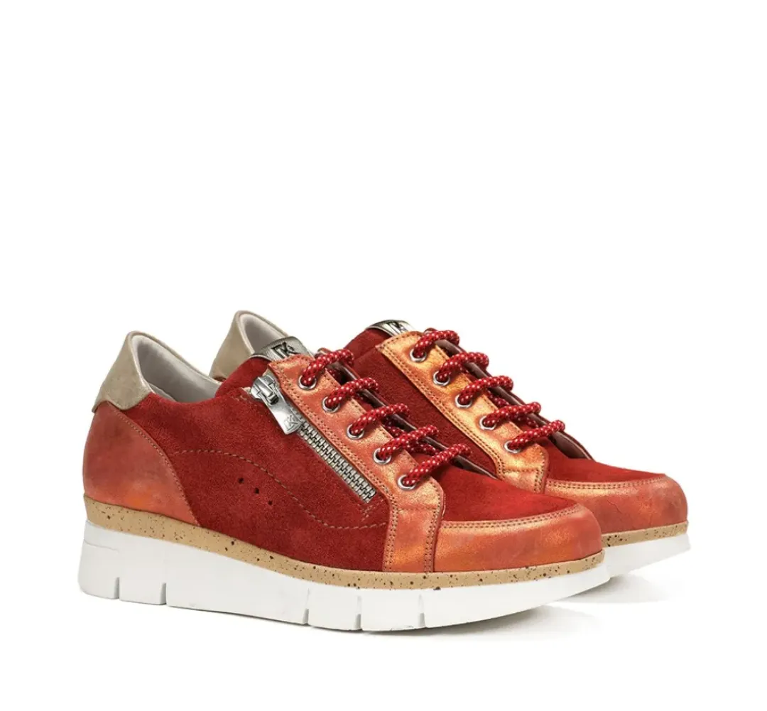 Mujer Fluchos INDIA D9300 Deportivo Rojo