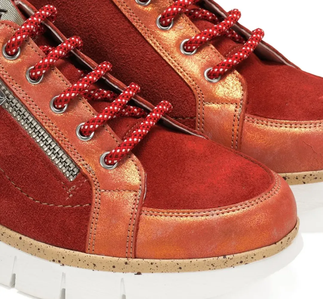 Mujer Fluchos INDIA D9300 Deportivo Rojo